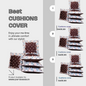 Set of 5 Cushion Covers, 16x16 Inch - Elevate Your Home in Style! (1)